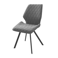 Стул Mebwill Рафаэль 101759 Grey Lux/черный