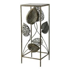 Подставка Glasar с зеркальной столешницей 35 x 33 x 90 см ГЛАСАР