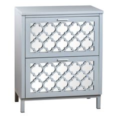 Тумба Glasar серая 57 х 36 х 69 см ГЛАСАР