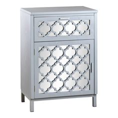 Тумба Glasar серая 53 х 36 х 76 см ГЛАСАР