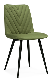 Стул на металлокаркасе Мебельные решения Ральф зеленый / черный