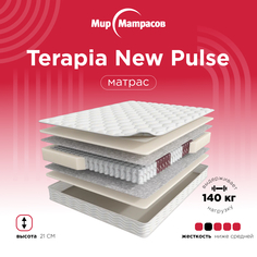 Матрас Мир Матрасов Terapia New Pulse, зональный пружинный блок, 180х200 см Askona