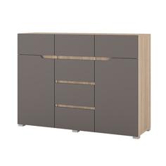 Комод 1200 Анталия, 1200х884х376, Графит/Дуб сонома No Brand