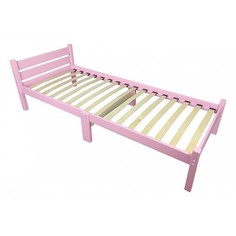 Кровать односпальная Компакт Орто 2000x600 розовый Solarius