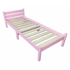 Кровать односпальная Компакт 2000x800 розовый Solarius