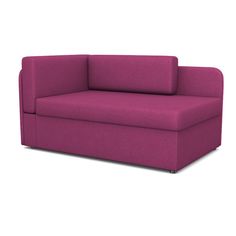 Диван-кровать ФОКУС Компакт Левый 135х83х61 см малиново-розовый, 35954