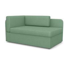 Диван-кровать ФОКУС Компакт Левый 135х83х61 см мятный, 36188