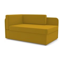 Диван-кровать ФОКУС Компакт Левый 135х83х61 см песочно-коричневый, 36416