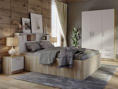 Комплект мебели для спальни Beneli Илга, кровать 160х200 см