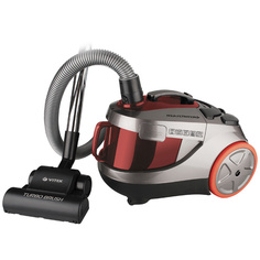 Пылесос VITEK VT-1838 R серебристый, красный