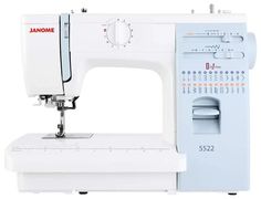 Швейная машина JANOME 5522 белый, серый