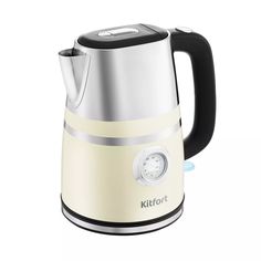 Чайник электрический KITFORT КТ-670-3, 2200Вт, бежевый