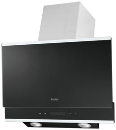 Вытяжка каминная HAIER HVX-W672GBX, черный/нержавеющая сталь, сенсорное управление [td00