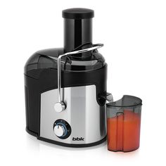 Соковыжималка центробежная BBK JC080-H03 800 Вт черный, серебристый