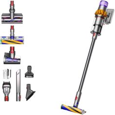 Вертикальный пылесос Dyson V15 Detect Absolute SV47, UK plug (447113-01) без переходника