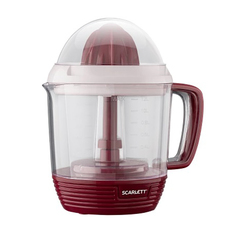 Соковыжималка для цитрусовых Scarlett SC-JE50C08 красный, белый