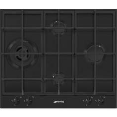 Встраиваемая варочная панель газовая Smeg PX364LMB Classica черный