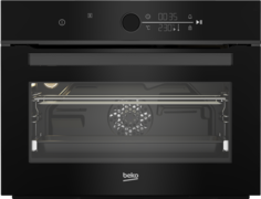 Встраиваемый электрический духовой шкаф Beko BBCM13400DX черный