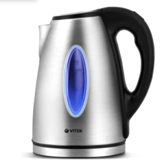 Чайник электрический Vitek VT-7019, серебристый