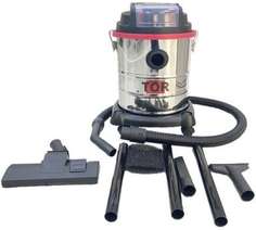 Пылесос TOR RL195 20L INOX красный, черный