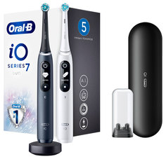 Набор электрических зубных щёток Oral-B iO Series 7 Duo, чёрный, белый