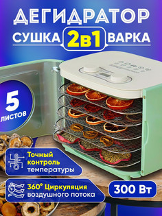 Сушилка для овощей и фруктов BioloMix 001 зеленая
