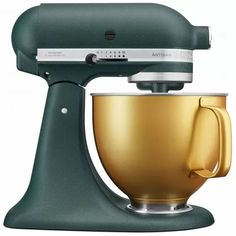 Миксер KitchenAid 5KSM156VGEPP зеленый, золотистый