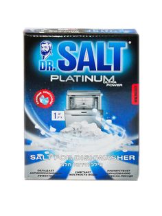 Соль для посудомоечных машин Dr. Salt Platinum, 1 кг