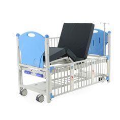 Кровать механическая Мед-Мос DM-2218S подростковая, тип 4, вариант 4,1, синяя
