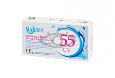 Контактные линзы Maxima 55 UV 1 месяц R. 8.9 SPH -3.00