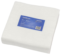Салфетка спанлейс 20х20 см, белый, White Line, 100шт, 10271