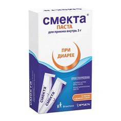 Смекта паста для приема внутрь 3 г карамель-какао пакетик 8 шт. Beaufour Ipsen Pharma