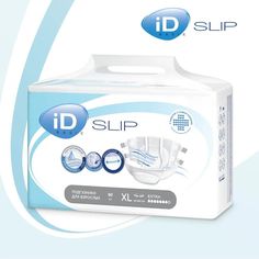 Подгузники для взрослых iD Slip Basic размер XL, 120-166 см обхват талии, 90 шт