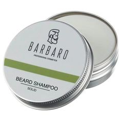 Шампунь для бороды твердый Barbaro, для очищения и мягкости бороды, 50 г