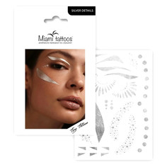 Переводные тату MIAMITATS Silver Details