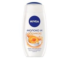 Крем-гель для душа NIVEA молоко и абрикос 250мл