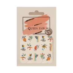 Наклейки для ногтей «Геометрия в цветах» 6908022 Queen Fair
