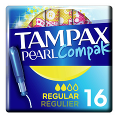 Тампоны Tampax Compak Pearl Regular Duo с аппликатором 16 шт