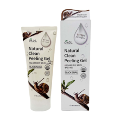 EKEL Natural Clean peeling gel Black Snail Пилинг-скатка с муцином черной улитки