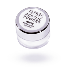 Акриловая пудра Elpaza Acrylic Powder белая 15г.