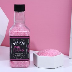 Соль для ванны во флаконе виски «Блистай каждый день!», 300 г, аромат лесные ягоды Чистое счастье