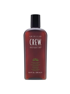 American Crew Шампунь, кондиционер и гель для душа 3-in-1 Tea Tree 250мл. 223079 No Brand