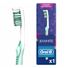 Зубная щетка Oral-B 3D White Whitening средней жесткости