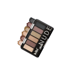 Тени для век Kiki Shadow Nude тон 904 6 цветов матовые нюдовые для глаз с кисточкой