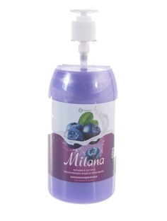 Жидкое крем-мыло Grass Milana Черника в йогурте, 1000 мл