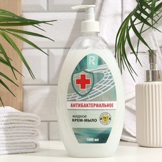 Жидкое крем-мыло антибактериальное, 1 л Aura