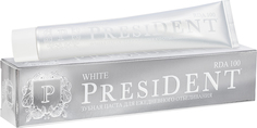Зубная паста отбеливающая President White 100 RDA зубная паста для ежедневного отбеливания