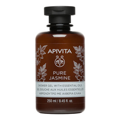 Гель для душа с эфирными маслами Apivita Pure Jasmine Shower Gel with Essential Oils - 1 ш No Brand
