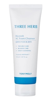Пенка для умывания Tony Moly Three-Herb Blemish Ac Foam Cleanser для проблемной кожи 150мл