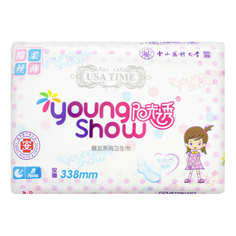Прокладки гигиенические Young Show USA time ночные удлиненные 338 мм 8 шт